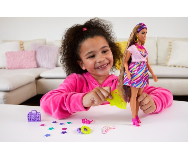 Barbie totally hair papusa barbie satena