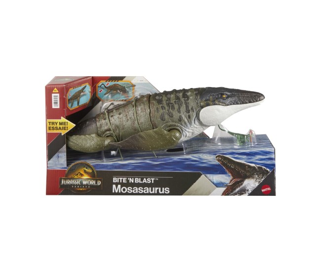 Jurassic world rebirth bite n blast dinozaur mosasaurus interactiv cu miscari si functie speciala 50cm Jurassic world rebirth bite n blast dinozaur mosasaurus interactiv cu miscari si functie speciala 50cm