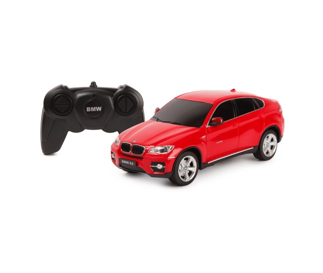 Masina cu telecomanda bmw x6 rosu cu scara 1 la 24 Masina cu telecomanda bmw x6 rosu cu scara 1 la 24