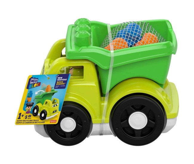 Mega bloks first builders vehiculul de reciclat a lui raphy Mega bloks first builders vehiculul de reciclat a lui raphy