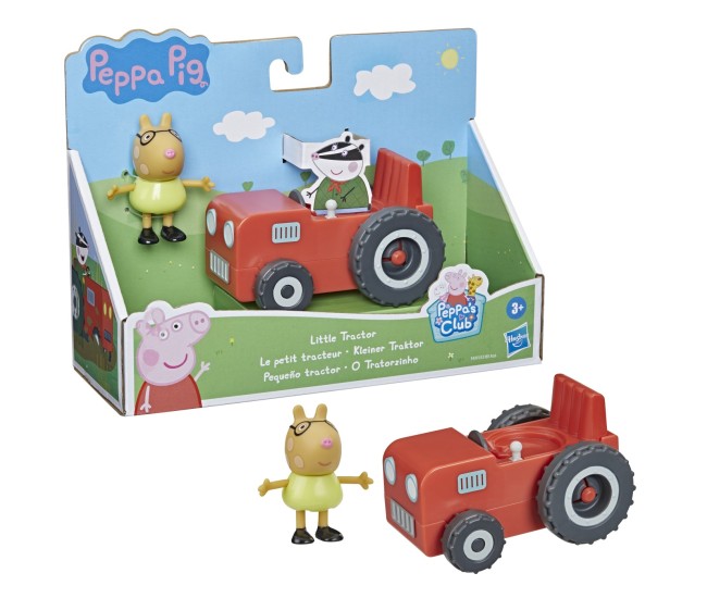 Peppa pig vehicul cu figurina micul tractor Peppa pig vehicul cu figurina micul tractor