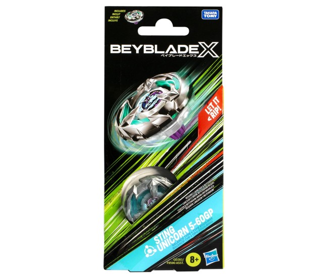 Beyblade x let it rip spirala sting unicorn 5-60gp Beyblade x let it rip spirala sting unicorn 5-60gp