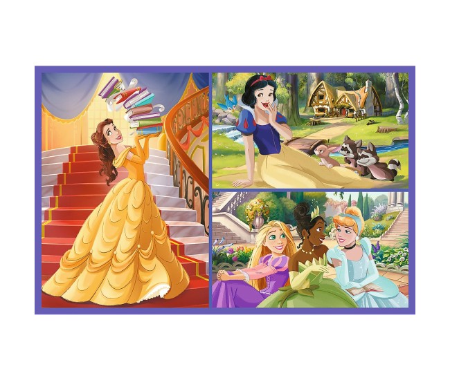 Puzzle trefl 2x70 disney princess viata printeselor disney Puzzle trefl 2x70 disney princess viata printeselor disney