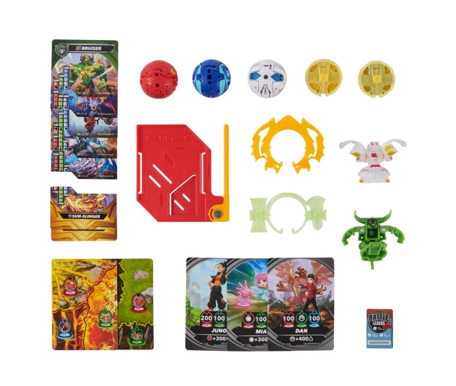 Bakugan set de lupta bruiser, dragonoid, hammerhead, titanium dragonoid si nillious Bakugan set de lupta bruiser, dragonoid, hammerhead, titanium dragonoid si nillious