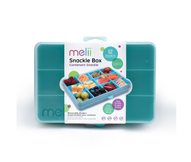 Cutie snack 12 compartimente, melii, blue Cutie snack 12 compartimente, melii, blue