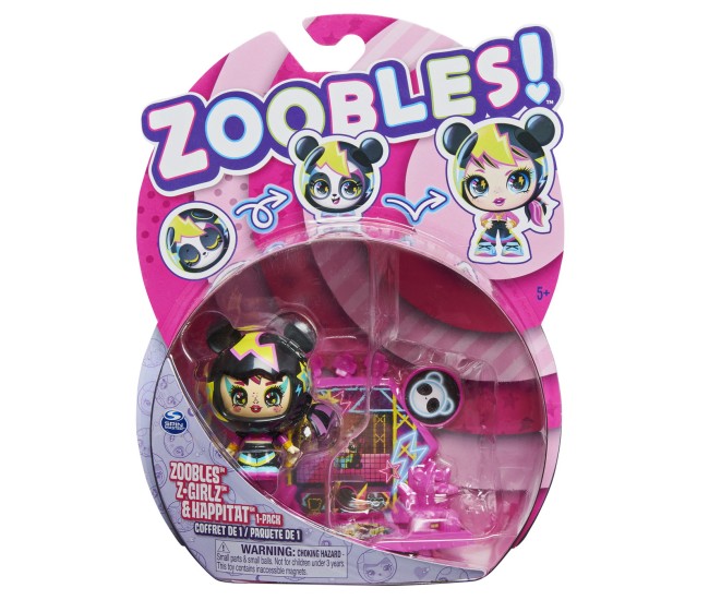 Zoobles z-girlz figurina de transformare fetita ursulet panda Zoobles z-girlz figurina de transformare fetita ursulet panda