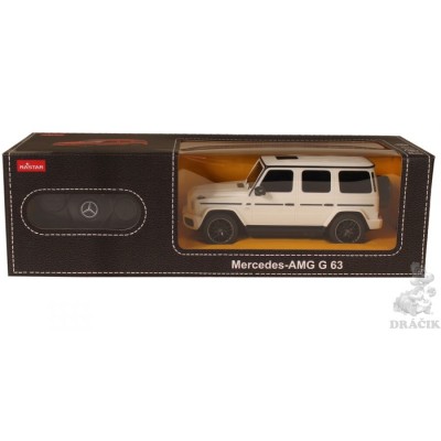 Masina cu telecomanda mercedes-benz g63 alb scara 1 la 24