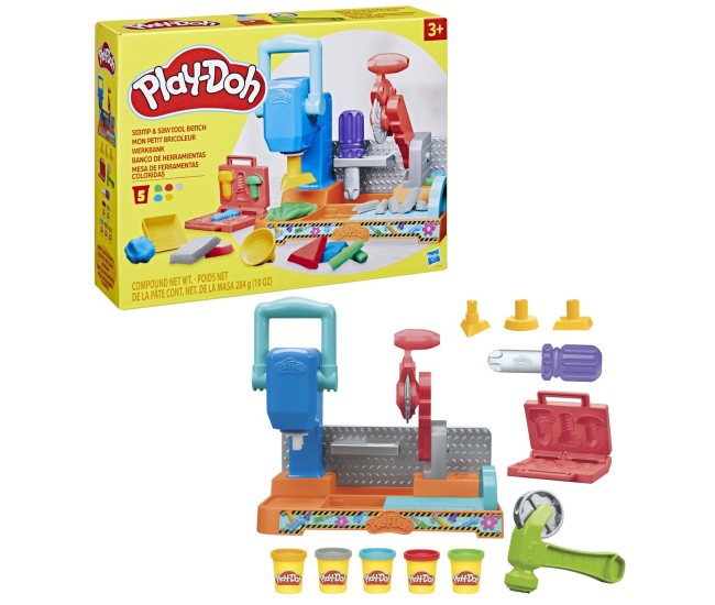 Play doh banc de lucru cu scule Play doh banc de lucru cu scule