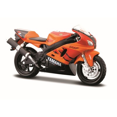 Maisto motocicleta metalica cu stand editie speciala yamaha yzf r7 scara 1 la 18