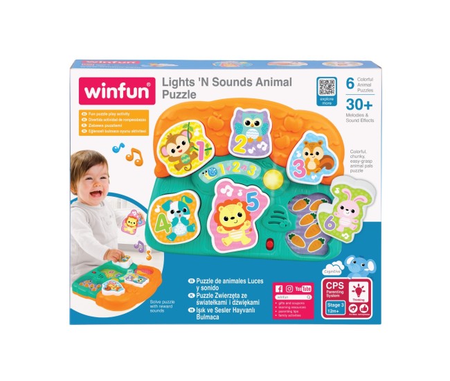 Winfun puzzle cu sunete Winfun puzzle cu sunete