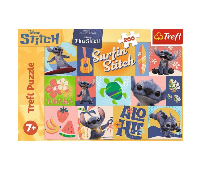 Puzzle trefl 200 disney stitch aventuri hawaiiene Puzzle trefl 200 disney stitch aventuri hawaiiene