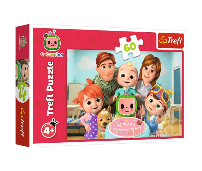 Puzzle trefl 60 cocomelon o zi minunata Puzzle trefl 60 cocomelon o zi minunata