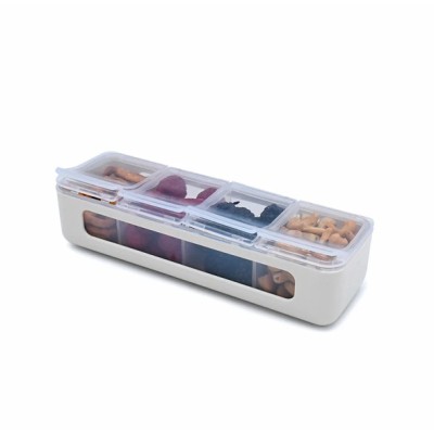 Cutie snack 4 compartimente, melii, ivory Cutie snack 4 compartimente, melii, ivory