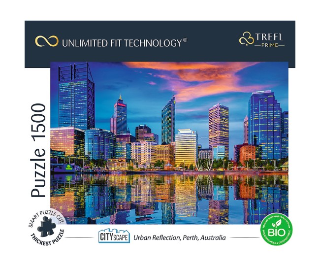 Puzzle trefl uft 1500 reflexia orasului Puzzle trefl uft 1500 reflexia orasului