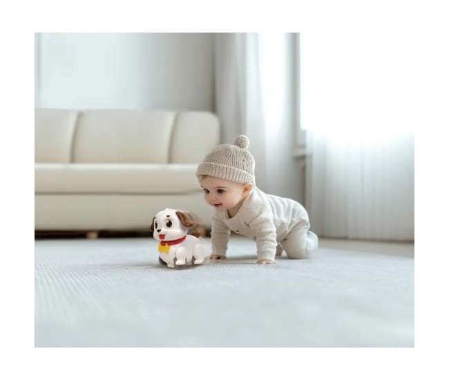 Catelus interactiv cu sunete si lumini Catelus interactiv cu sunete si lumini
