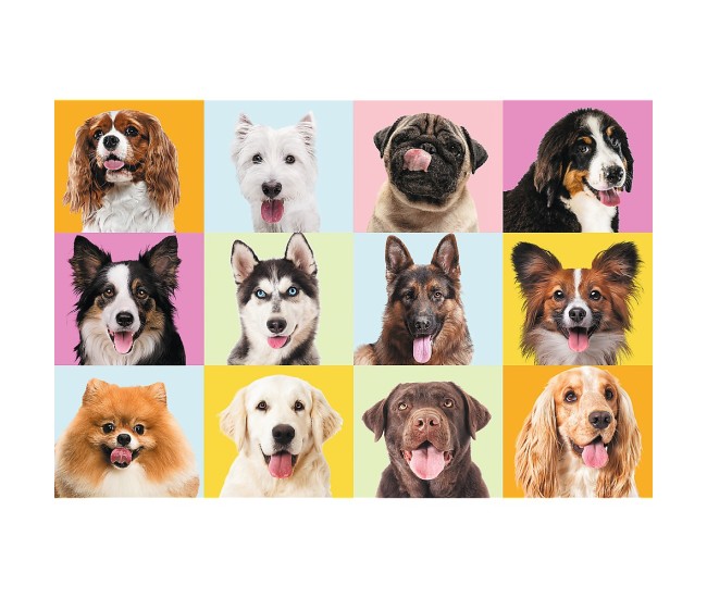 Puzzle trefl 60 catei draguti Puzzle trefl 60 catei draguti