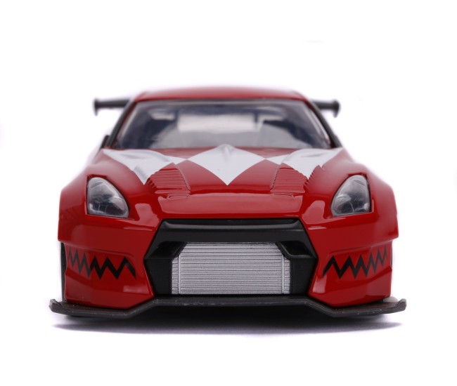 Masinuta metalica power rangers 2009 nissan gt-r r35 scara 1 la 32 Masinuta metalica power rangers 2009 nissan gt-r r35 scara 1 la 32