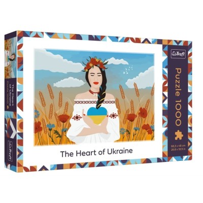 Puzzle trefl 1000 inima ucrainei