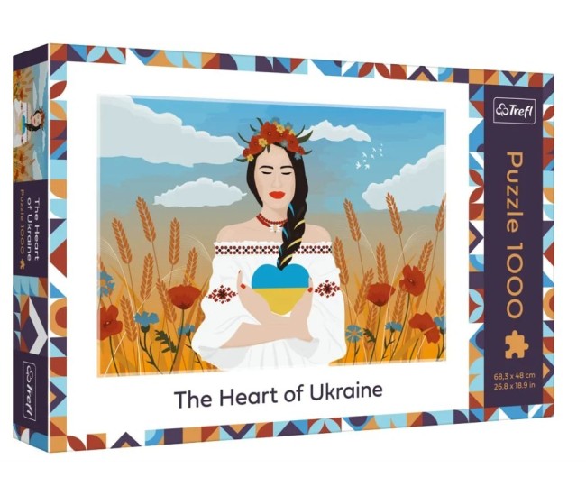 Puzzle trefl 1000 inima ucrainei Puzzle trefl 1000 inima ucrainei