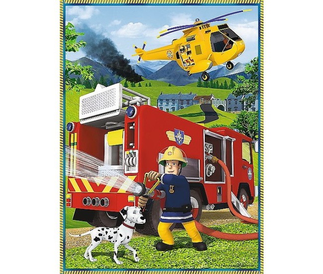 Puzzle trefl 2in1 memo pompierii in actiune Puzzle trefl 2in1 memo pompierii in actiune