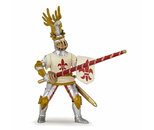Papo figurina cavaler crin alb Papo figurina cavaler crin alb