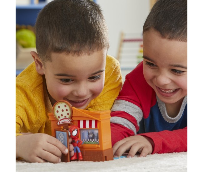 Spidey prietenii extraordinari city bloks set de constructie pizzerie Spidey prietenii extraordinari city bloks set de constructie pizzerie