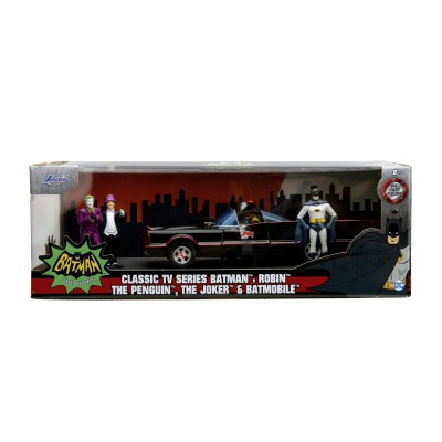 Jada batman set masinuta metalica batmobile  1:24 si 4 figurine