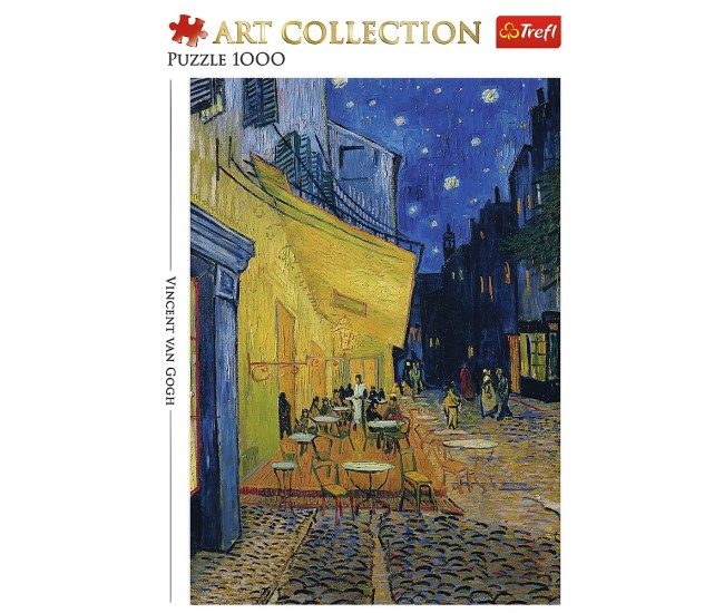 Puzzle trefl 1000 art collection vincent van gogh terasa cafenea noaptea Puzzle trefl 1000 art collection vincent van gogh terasa cafenea noaptea