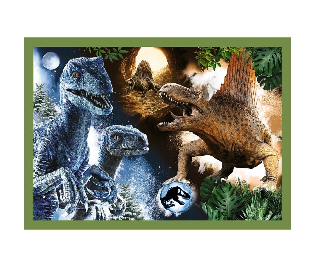 Puzzle trefl jurassic world 4in1 in lumea dinozaurilor Puzzle trefl jurassic world 4in1 in lumea dinozaurilor