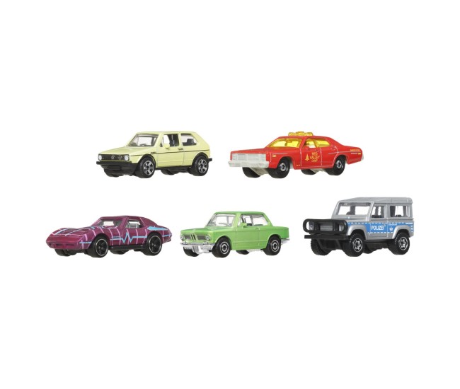 Matchbox set 5 masinute metalice mbx retro ii scara 1:64 Matchbox set 5 masinute metalice mbx retro ii scara 1:64