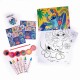 Happi hobbi set pentru pictura in geanta transparenta stitch