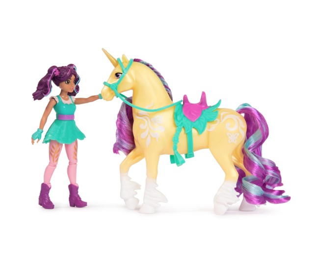 Unicorn academy set unicorn leaf si papusa ava Unicorn academy set unicorn leaf si papusa ava