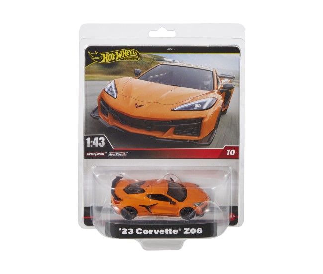 Hot wheels premium real riders masinuta metalica 23 corvette z06 scara 1:43 Hot wheels premium real riders masinuta metalica 23 corvette z06 scara 1:43