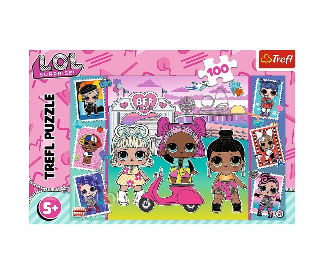 Puzzle trefl 100 lol fotografiile papusilor Puzzle trefl 100 lol fotografiile papusilor