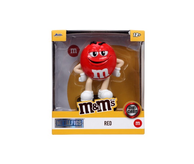 Jada figurina metalica m&m rosie 10cm Jada figurina metalica m&m rosie 10cm