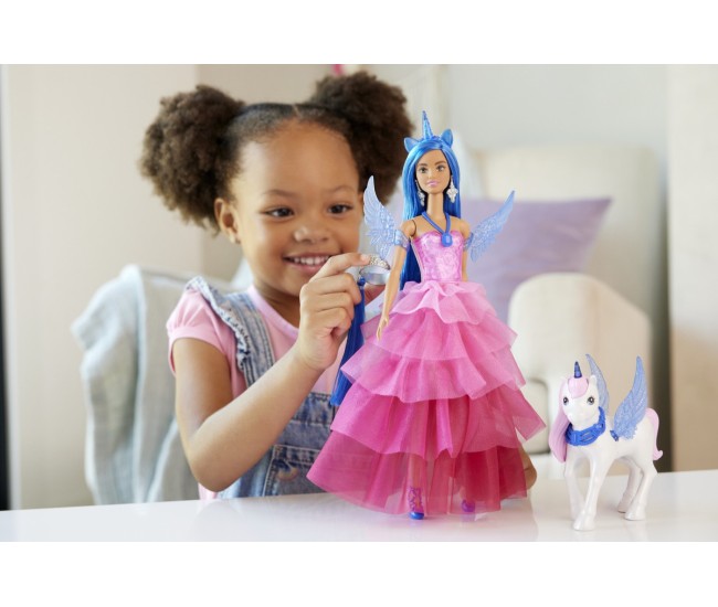 Barbie papusa barbie cu unicorn Barbie papusa barbie cu unicorn