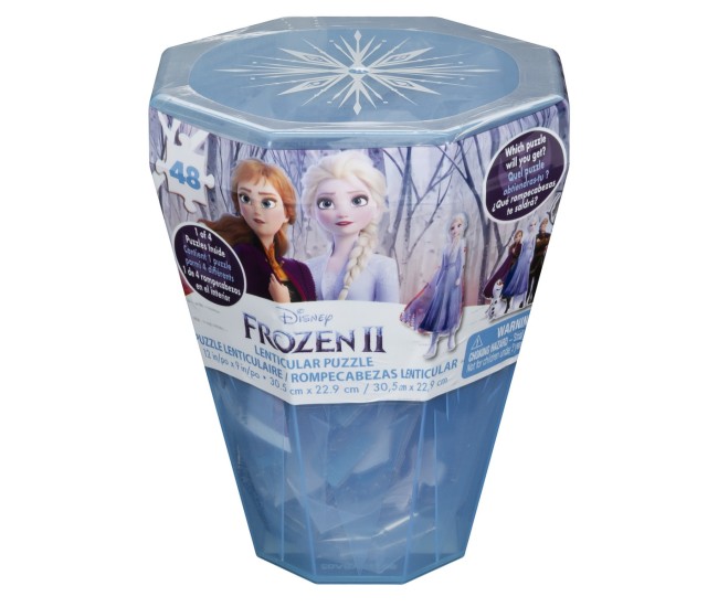 Puzzle surpriza frozen2 cu 48 piese in cutie diamant Puzzle surpriza frozen2 cu 48 piese in cutie diamant