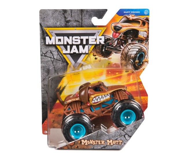 Monster jam ruff crowd masinuta metalica monster mutt scara 1 la 64 Monster jam ruff crowd masinuta metalica monster mutt scara 1 la 64