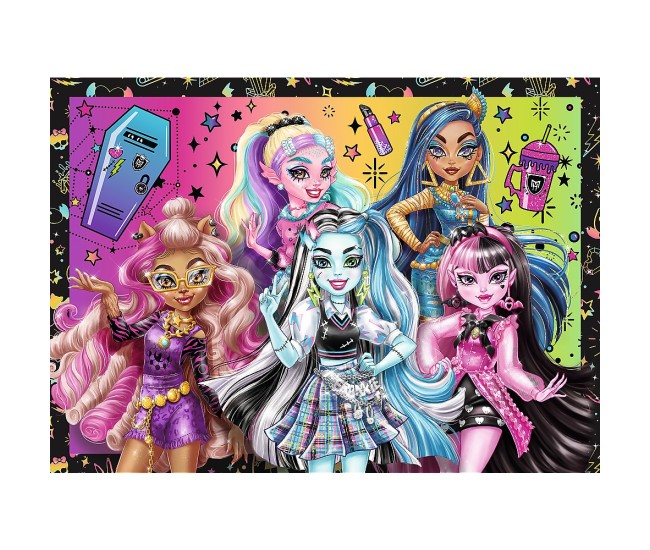Puzzle trefl 4in1 monster high o zi electrizanta