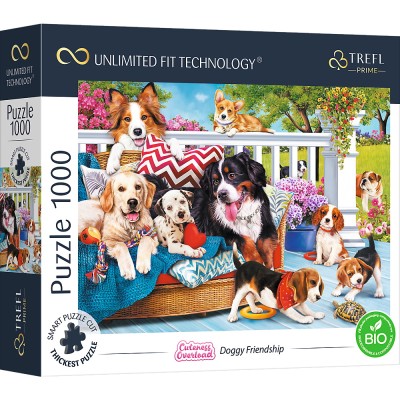 Puzzle trefl uft 1000 prietenia catelusilor