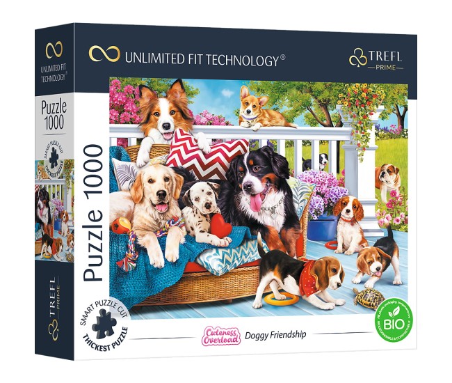 Puzzle trefl uft 1000 prietenia catelusilor Puzzle trefl uft 1000 prietenia catelusilor