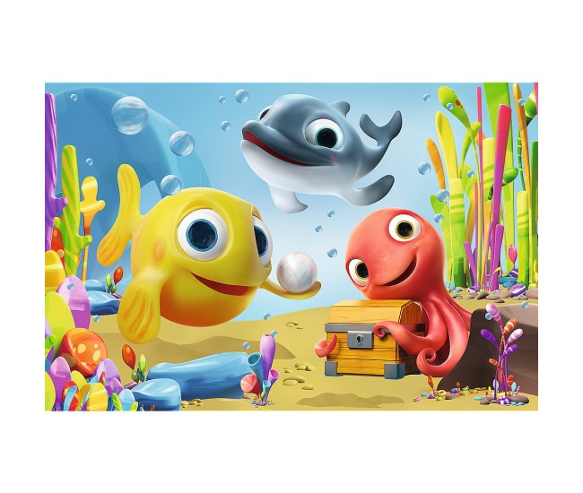 Puzzle trefl 24 maxi pestisorii fericiti Puzzle trefl 24 maxi pestisorii fericiti