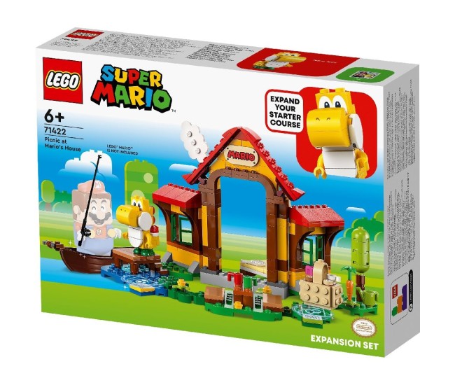 Lego super mario set de extindere picnic la casa lui mario 71422 Lego super mario set de extindere picnic la casa lui mario 71422