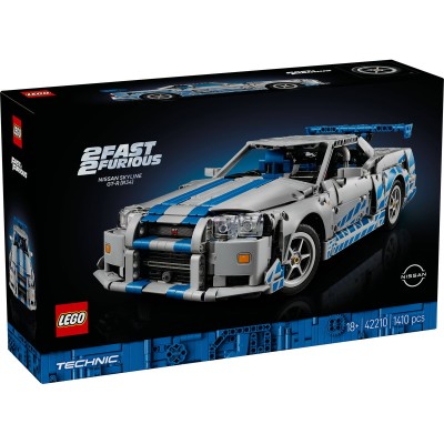 Lego technic 2 fast 2 furious nissan skyline gt-r r34 42210