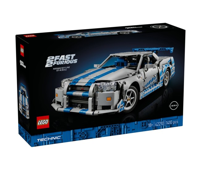 Lego technic 2 fast 2 furious nissan skyline gt-r r34 42210 Lego technic 2 fast 2 furious nissan skyline gt-r r34 42210