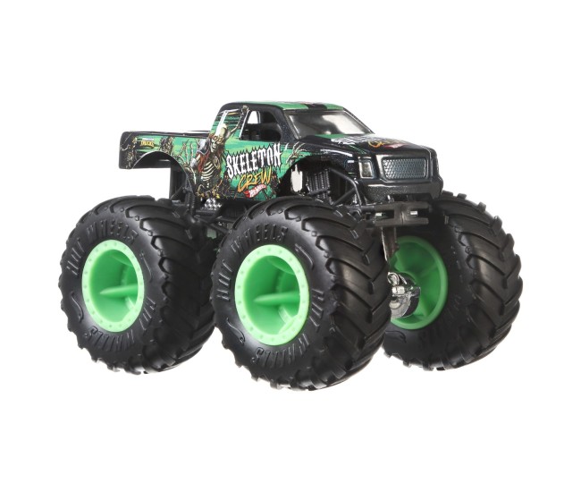 Hot wheels monster truck si masinuta metalica skeleton crew Hot wheels monster truck si masinuta metalica skeleton crew
