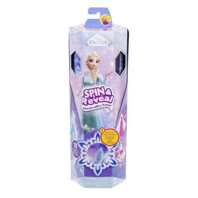 Disney frozen spin and reveal papusa elsa