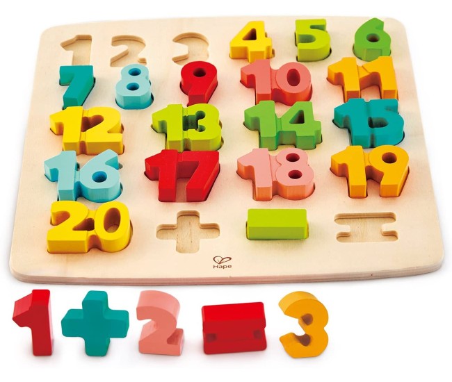 Hape puzzle matematica chunky Hape puzzle matematica chunky