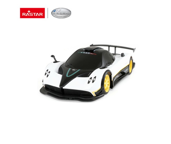 Masina cu telecomanda pagani zonda r alb cu scara 1 la 24