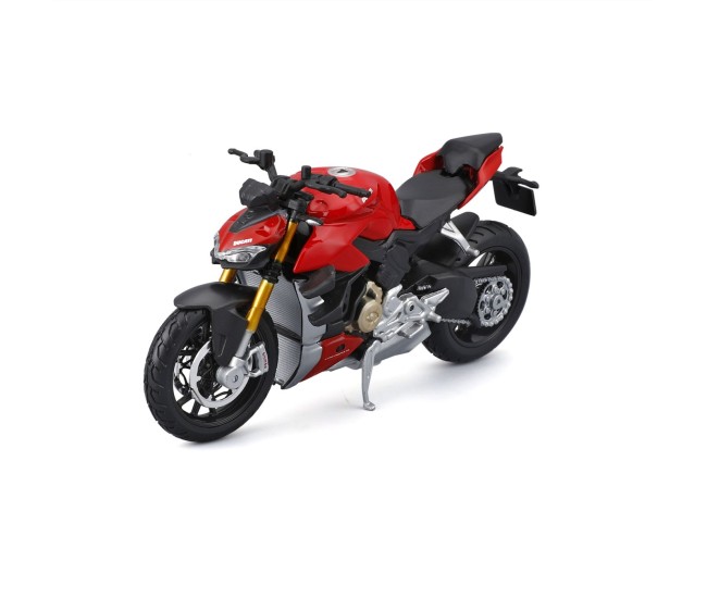 Maisto motocicleta metalica cu stand editie speciala ducati super naked scara 1 la 18